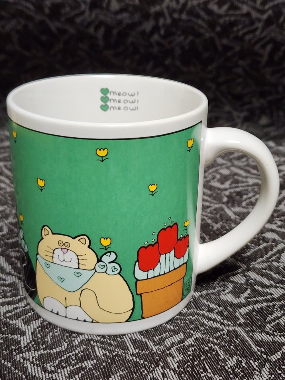 Vintage 1986 S McChesney (Green) Coffee Mug